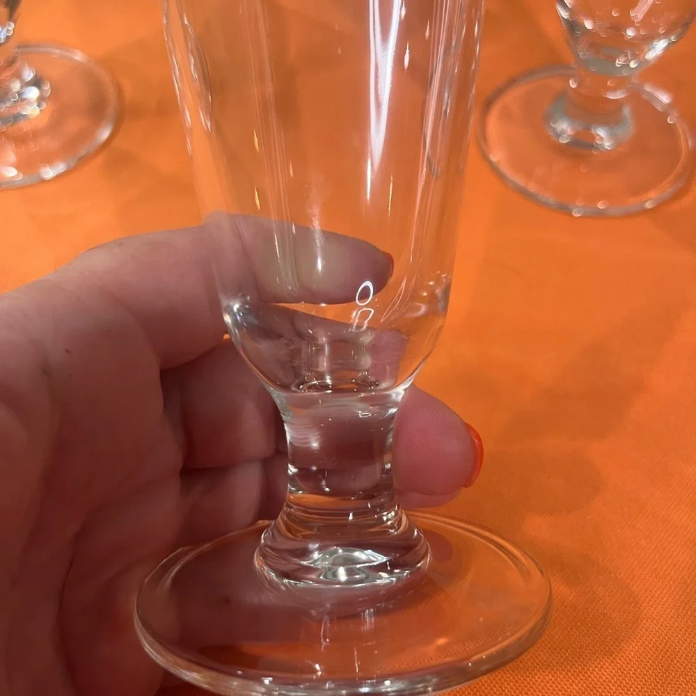 Budweiser Cream and Gold Pilsner Glass Set antique glasses set of 3